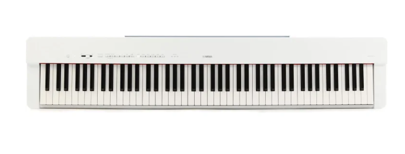 Yamaha P225 White 88 Key Graded Hammer Digital Piano with Power Supply and Pedal Main image