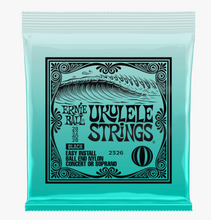 Load image into Gallery viewer, Ernie Ball Concert Soprano Nylon Ball End Ukulele Strings Black