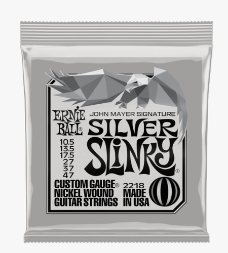 Ernie Ball John Mayer Silver Slinky Nickel Wound Electric Guitar Strings 10.5 to 47