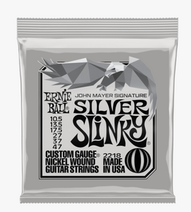 Ernie Ball John Mayer Silver Slinky Nickel Wound Electric Guitar Strings 10.5 to 47