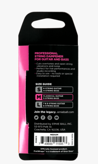 Ernie Ball Fretwrap by Gruv Gear  Medium