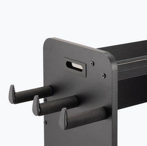 On-Stage GWS5000B Guitar and Bass Workstation with Instrument Hanger Cable Hanger Accessory Tray Amp Shelf