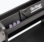 On-Stage GWS5000B Guitar and Bass Workstation with Instrument Hanger Cable Hanger Accessory Tray Amp Shelf
