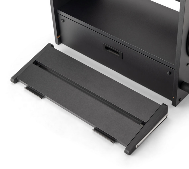 On-Stage GWS5000B Guitar and Bass Workstation with Instrument Hanger Cable Hanger Accessory Tray Amp Shelf