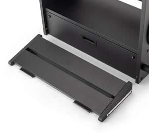 On-Stage GWS5000B Guitar and Bass Workstation with Instrument Hanger Cable Hanger Accessory Tray Amp Shelf