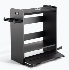 On-Stage GWS5000B Guitar and Bass Workstation with Instrument Hanger Cable Hanger Accessory Tray Amp Shelf
