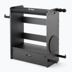 On-Stage GWS5000B Guitar and Bass Workstation with Instrument Hanger Cable Hanger Accessory Tray Amp Shelf