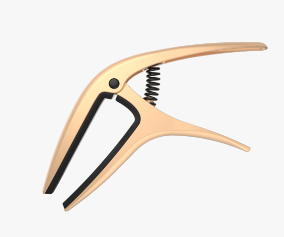 Ernie Ball Axis Reversible 2 in 1 Capo  Satin Gold Main image