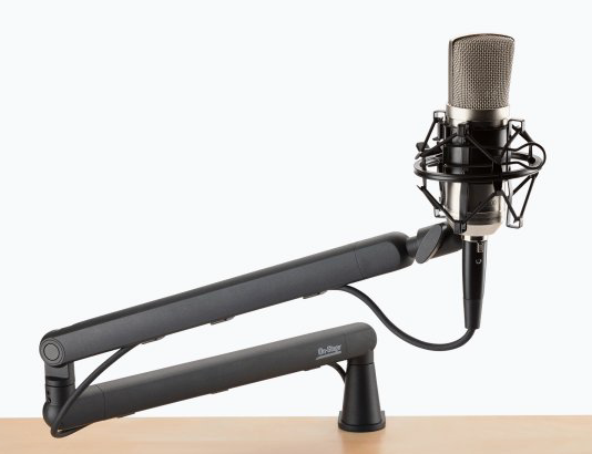 On-Stage MBS-LP1 Boom Arm Low-Profile Broadcast Microphone Boom Arm