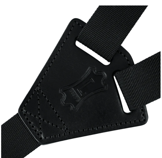 Levy's Leathers M20-BLK 1 Inch Wide Black Nylon Classical Guitar / Ukulele Strap