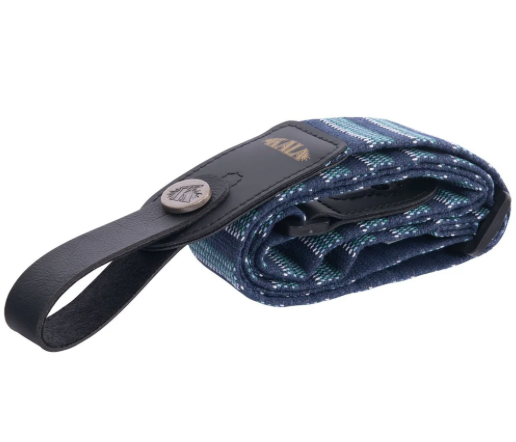 Kala STP-SBLUE Blue Stripe Handmade Ukulele Strap