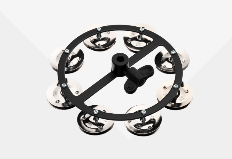 Meinl Headliner Series HTHH1BK Hi Hat Tambourine Stainless Steel Jingles