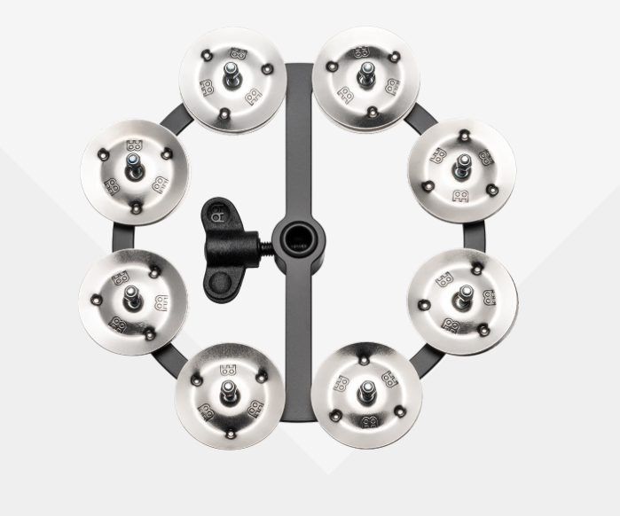 Meinl Headliner Series HTHH1BK Hi Hat Tambourine Stainless Steel Jingles