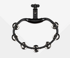 Meinl Headliner SeriesHTMT2BK Mountable Double Row ABS Plastic Tambourine Black