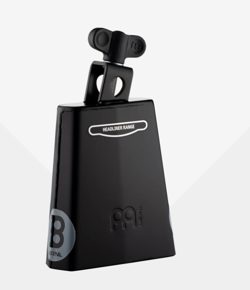 Meinl Headliner Series HCO4BK 5 Inch Cowbell Black Powder Coated Steel