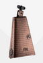Meinl STB80BHH-C Hammered Cowbell 8 Inch Timbales Cowbell Big Mouth Hand Brushed Copper