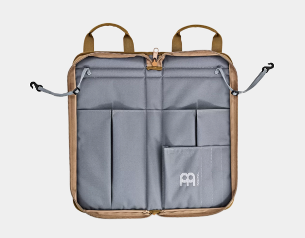 Meinl MSBCB Pro Stick Bag Drum Stick Bag with Shoulder Strap Coyote Brown