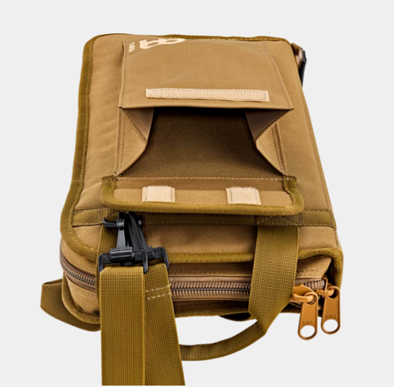 Meinl MSBCB Pro Stick Bag Drum Stick Bag with Shoulder Strap Coyote Brown