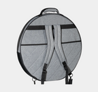 Meinl MCCB22GY 22 Inch Cymbal Gig Bag with 15 Inch HiHat Compartment Heather Gray