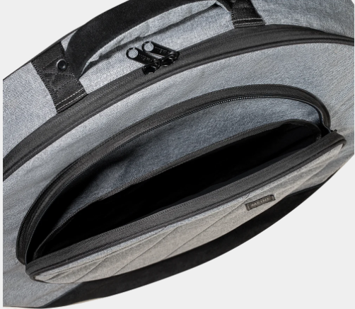 Meinl MCCB22GY 22 Inch Cymbal Gig Bag with 15 Inch HiHat Compartment Heather Gray