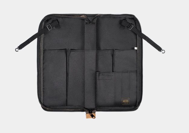 Meinl MCSBMO Classic Woven Stick Bag Drum Stick Bag with Shoulder Strap Mocha Tweed