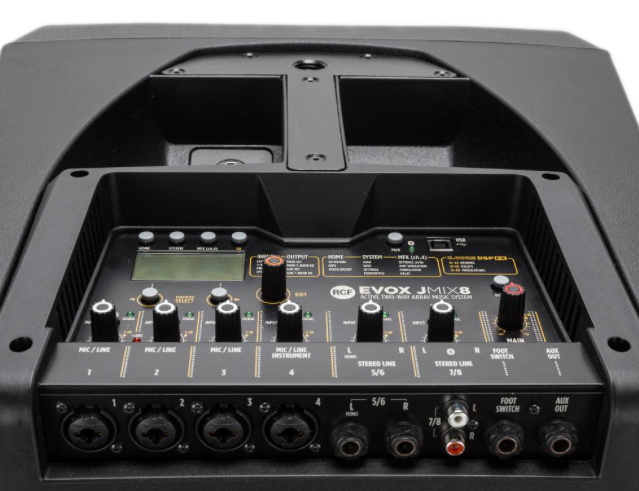 RCF EVOX JMIX-8 Active 2-Way Portable Array System 1400 Watt Portable PA System