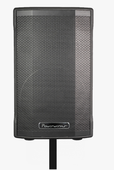 Powerwerks PWR10 Powered Speaker 10 Inch 600 Watt Speaker Cabinet Black