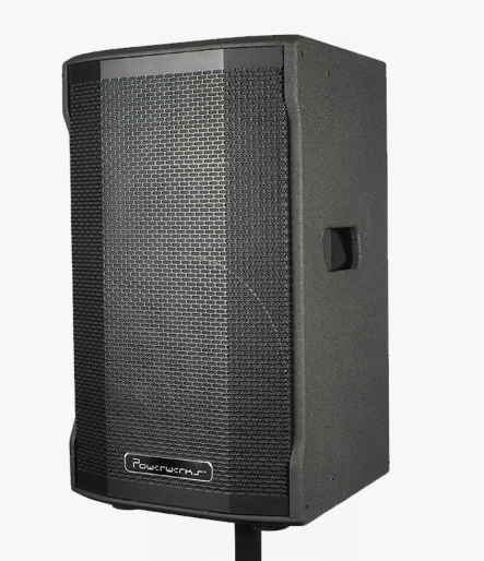 Powerwerks PWR10 Powered Speaker 10 Inch 600 Watt Speaker Cabinet Black
