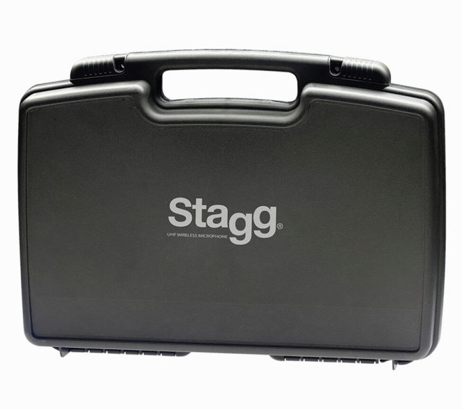 Stagg SUW 50 MM EG UHF True Diversity 2 Channel Dual Handheld Wireless Microphone System