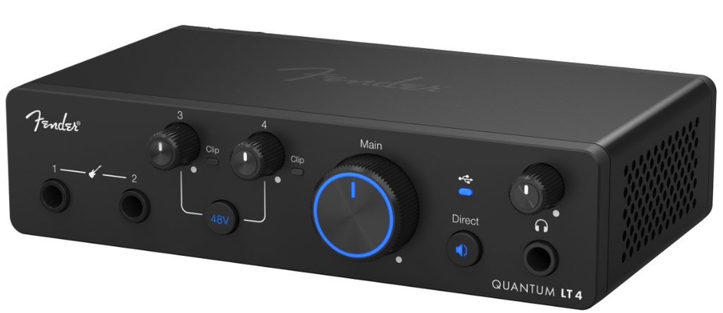 Fender Quantum LT 4 Interface USB-C 4-In / 2-Out Audio Interface