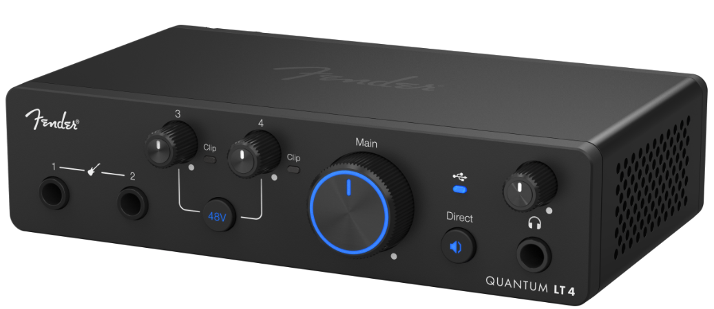 Fender Quantum LT 4 Interface USB-C 4-In / 2-Out Audio Interface