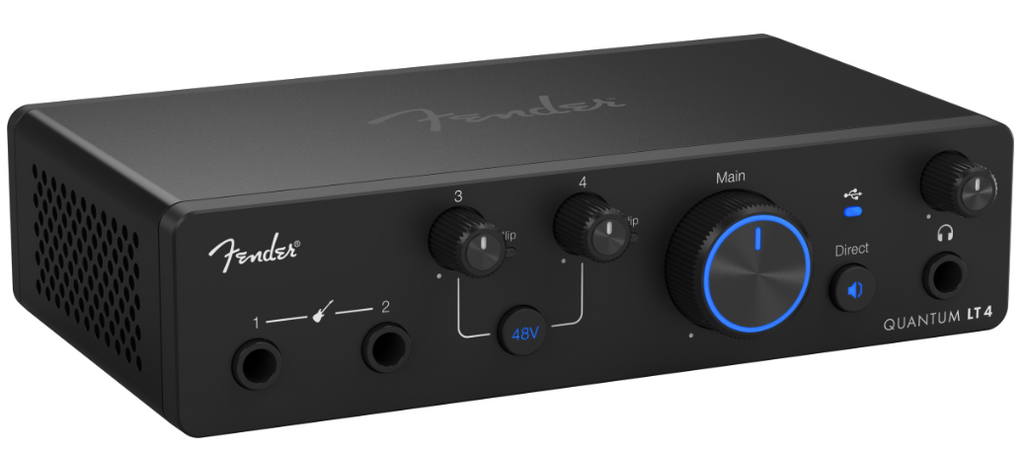 Fender Quantum LT 4 Interface USB-C 4-In / 2-Out Audio Interface