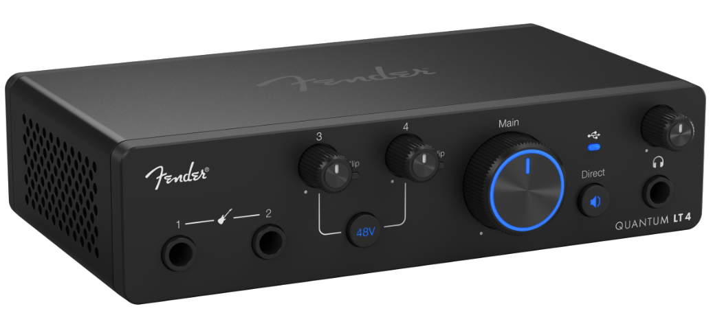 Fender Quantum LT 4 Interface USB-C 4-In / 2-Out Audio Interface
