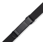 Levys MRHSS-BLK 3 Inch Wide Ergonomic Garment Leather Guitar Strap