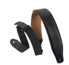 Levys MRHGS-BLK 2 1/2 Inch Wide Right Height Garment Leather Guitar Strap