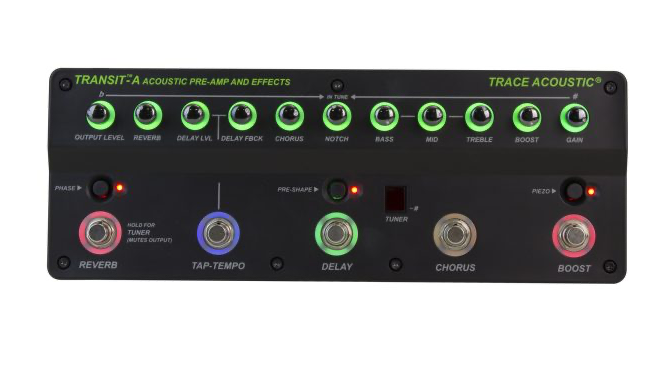 Trace Elliot Acoustic Transit A Acoustic Preamp Pedal Acoustic Guitar Preamp Effects Pedal