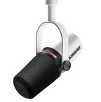 Shure MV7+ Hybrid Podcast Microphone Hybrid USB / XLR Dynamic Mic White