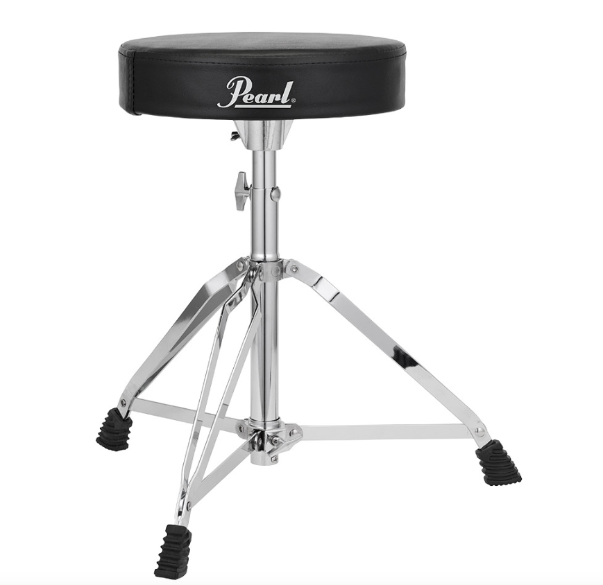 Pearl D50 Roadshow Series Drum Throne with Double Braced Legs and Height Adjustment