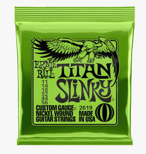 Ernie Ball EB2619  Titan Slinky Electric Guitar Strings - .011-.056