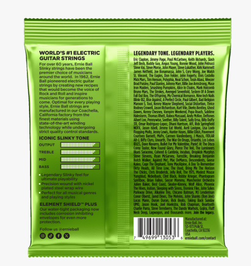 Ernie Ball EB2619  Titan Slinky Electric Guitar Strings - .011-.056