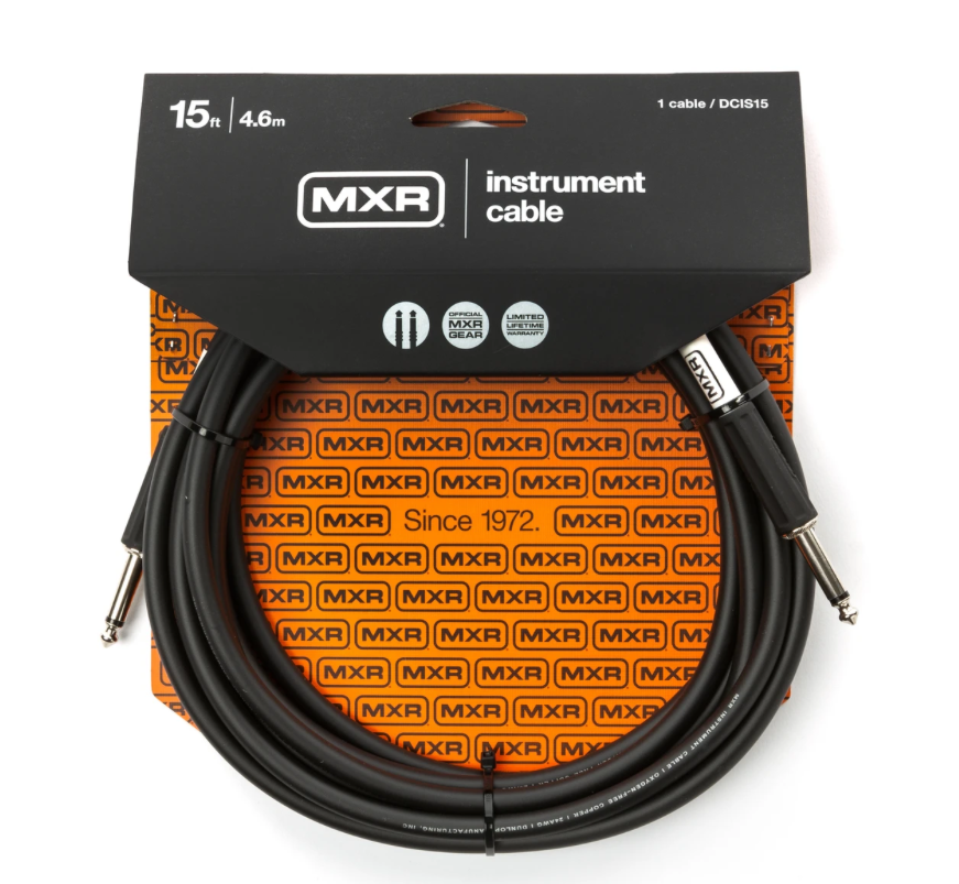 MXR DCIS15 Instrument Cable 15 Foot Straight / Straight