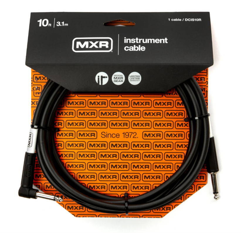 MXR DCIS10R Right Angle Instrument Cable 10 Foot Right / Straight