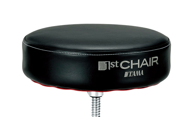 Tama HT430BC 1st Chair Round Rider Drum Throne Cloth Top Black Secondary image