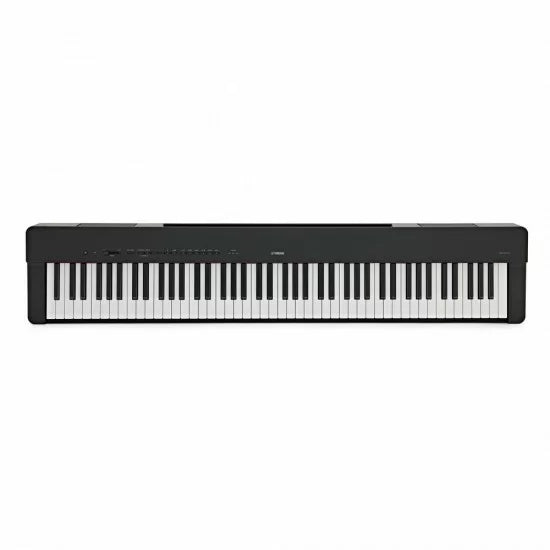 Yamaha P225 Black 88 Key Graded Hammer Digital Piano with Power Supply and Pedal