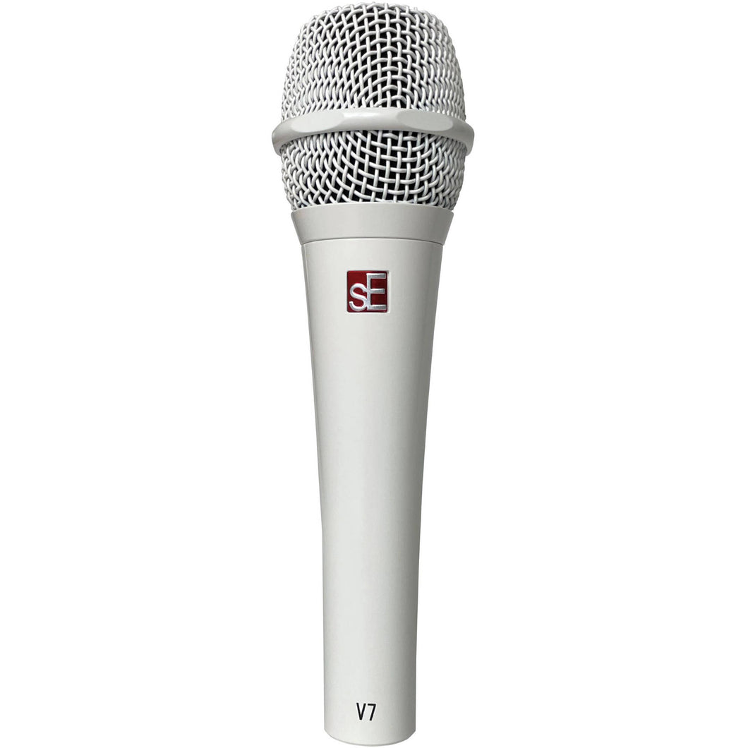 sE Electronics V7-WHT Studio Grade Handheld Microphone Supercardioid Mic White