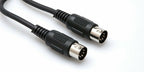 Hosa MID-320BK 5-Pin DIN to 5-Pin DIN MIDI Cable, 20 Feet