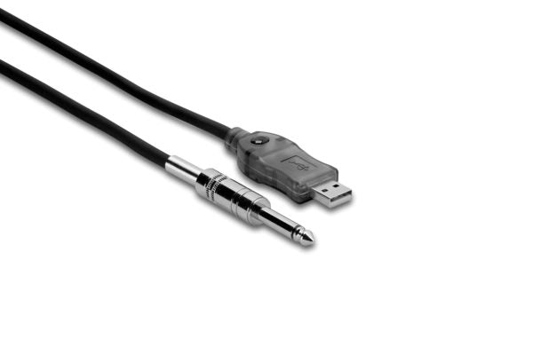 Hosa TRACKLINK USB to 1/4 Guitar Cable - 10Ft