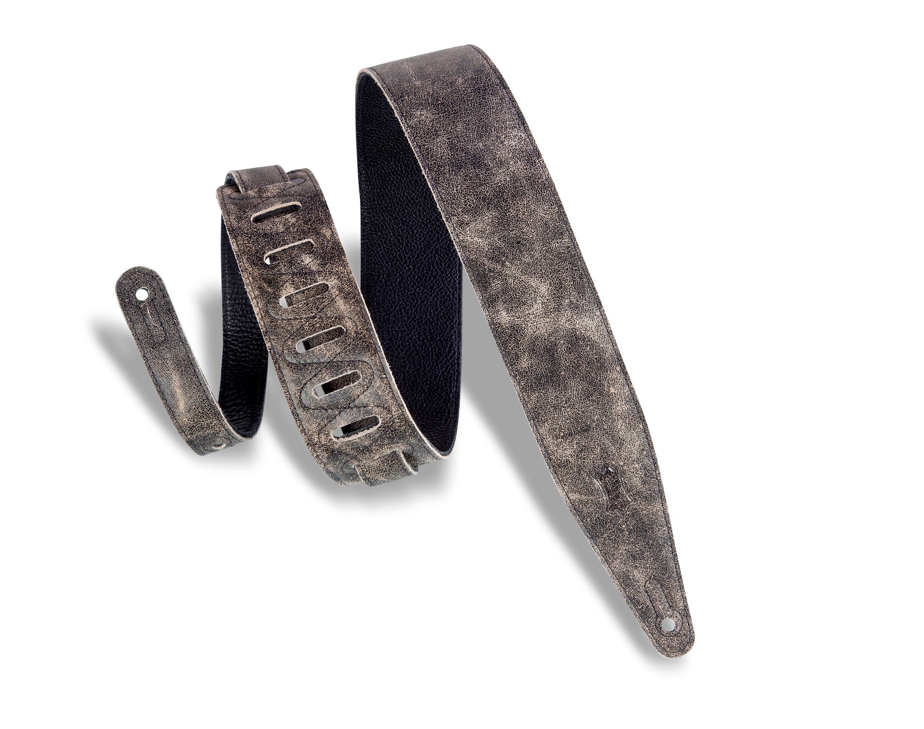 MG317BOG-BLK  Levy's  2.5 Distressed Leather Strap