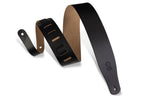 Levy's 2.5 Leather Guitar Strap - Black