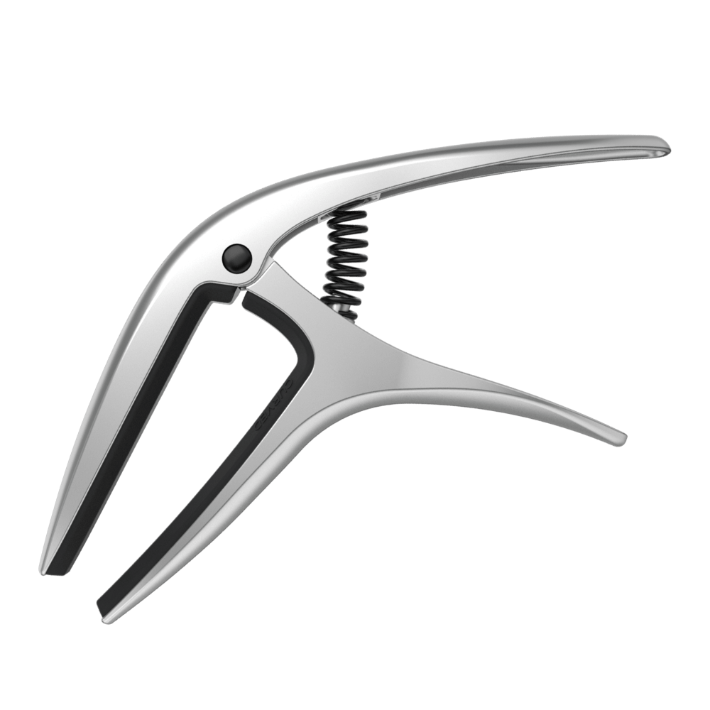 Ernie Ball AXIS Dual Radius Capo  Silver Satin